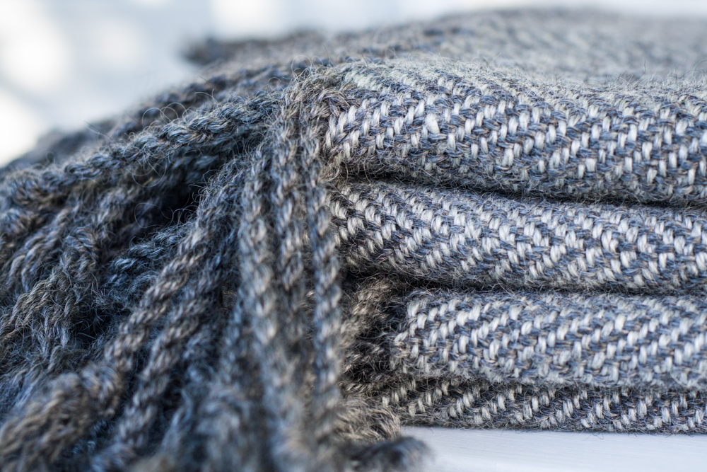 Handwoven Gotland Wool Blanket - Living with Gotlands